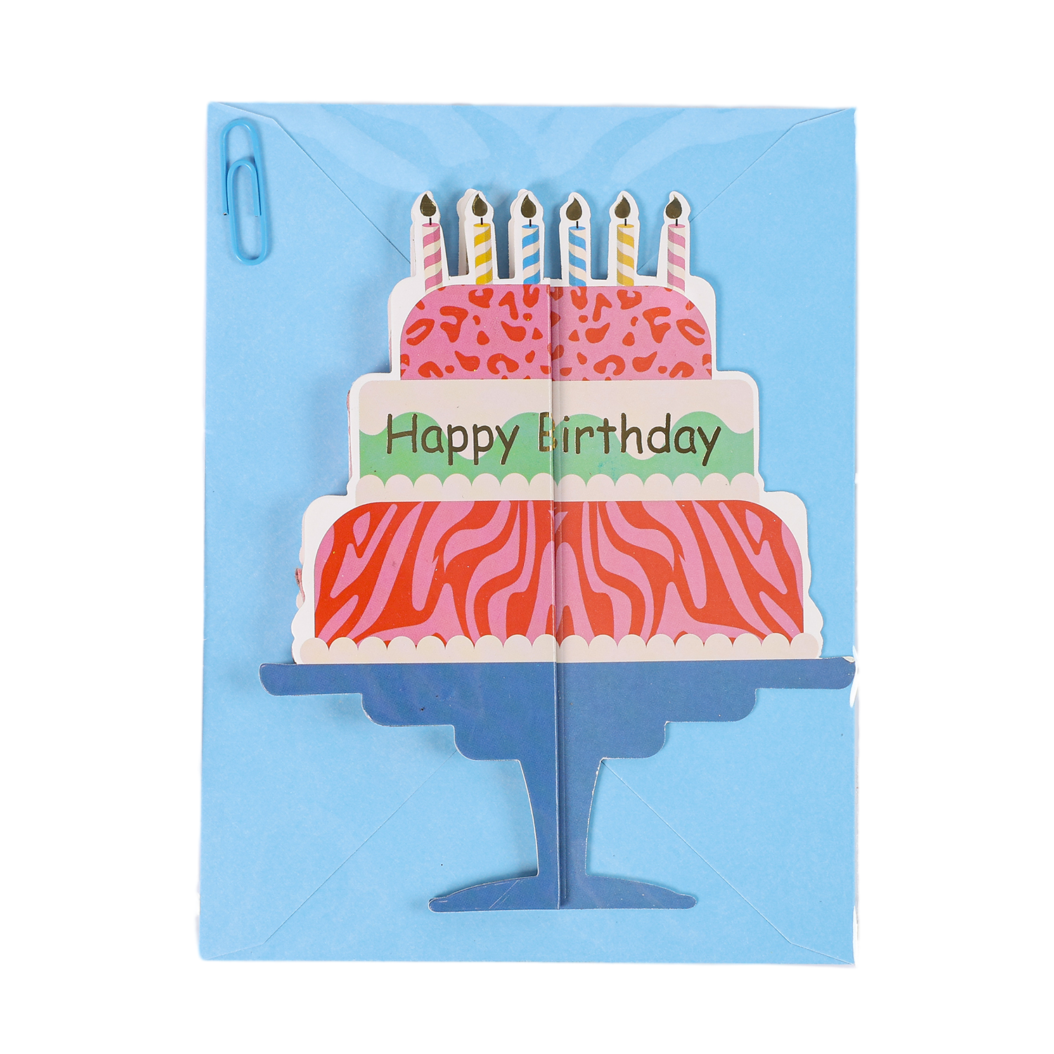 Honeycomb Ball Cake Stereo Birthday Card BA001
